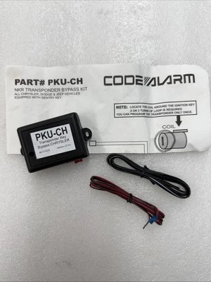 NEW CODE ALARM CHRYSLER TRANSPONDER KEY BYPASS IMMOBILISER Interface PKU-CH - Image 1 of 3
