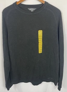 Eddie Bauer Men's Size MEDIUM Dark Gray Crewneck Sweatshirt NWT - Picture 1 of 12