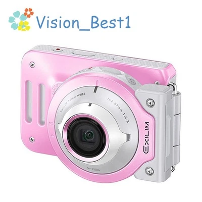 Casio EXILIM EX-FR100L Digital Camera 16.1MP CCD 5x Optical Zoom Pink Time Lapse - Image 1 of 4