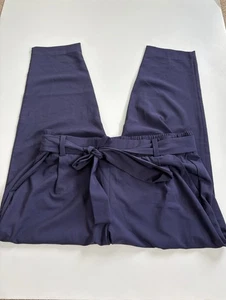 Pantalones Torrid Azul Marino Corbata Frontal Pierna Cónica Talla 1 Nuevos con Etiquetas  - Imagen 1 de 9