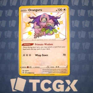 Pokemon - Oranguru - SV098/SV122 - SWSH: Shining Fates - Holo - Shiny Holo Ra NM - Bild 1 von 1