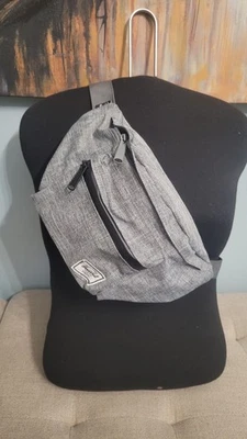 Herschel Supply Co Crossbody Sling Bag Gray Heather Hip Pack Travel Unisex - Image 1 of 4