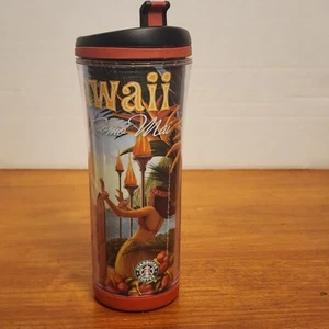 Starbucks Coffee Hawaii E Koma Mai Hula Girl 2007 Travel Tumbler 16oz 473ml - Picture 1 of 10
