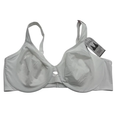 Bali Passion For Comfort 轻薄衬里钢圈迷你文胸白色全新带标签 42D — 第 1/4 张图片