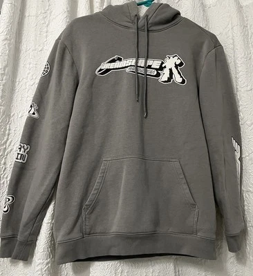 Sudadera con capucha gris H&M Dreamscape talla pequeña Foto 1 de 4