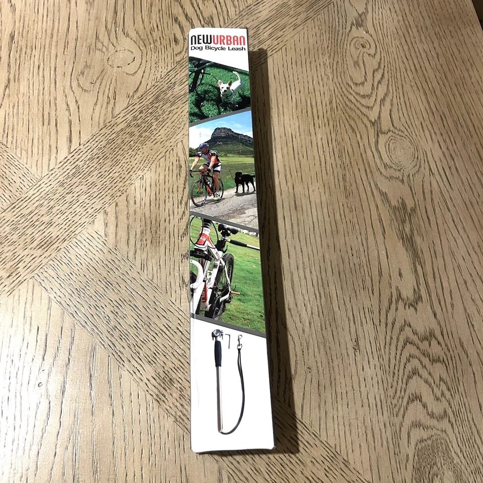 Nueva correa de bicicleta para perros - Fácil instalación de quitar - Mango de acero y negro Foto 1 de 4