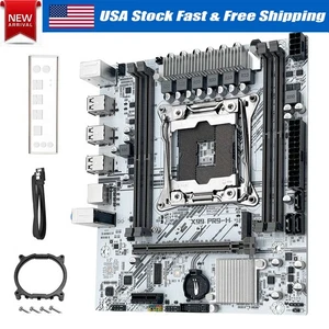 Placa madre LGA 2011-3 blanca 4 x DDR4 M.2 SATA 2.0 PCI-e 3.0 USB 2.0 M-ATX JXS - Imagen 1 de 11