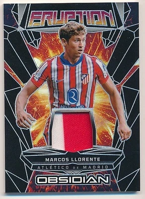 MARCOS LLORENTE 2024-25 PANINI OBSIDIAN ERUPTION #ER-ML PATCH SP #172/199 MINT - Image 1 of 2