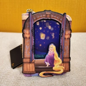 Loungefly Disney Tangled Rapunzel Lenticular Lantern Window Zip Around Wallet - Picture 1 of 13
