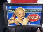 1936 Coca Cola Cardboard Sign