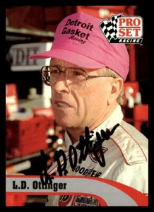 L.D. Tarjeta automática Ottinger 1992 Pro Set #195 Parker Racing IP - Imagen 1 de 2