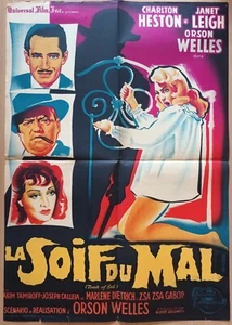 Touch of Evil ORIGINAL Französisch 1958 POSTER Orson Welles Belinsky Janet Leigh Kunst - Bild 1 von 5