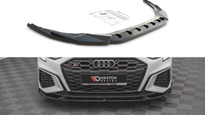 Front Diffusor Splitter V3 Maxton Design Glanz Schwarz für Audi S3 / A3 S-Line 8Y - Bild 1 von 6