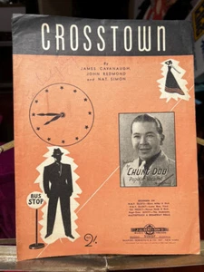 Antique sheet music Crosstown: James Cavanaugh, John Redmond, Nat Simon 1940 - Picture 1 of 7
