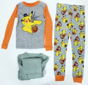 Athletic Works Pokemon Boys Pajamas 4 Piece Set  Long Underwear Set Size 6 NWOT - Picture 1 of 5