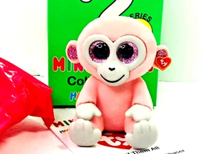 TY Mini Boos Collectibles Pink Cherry Monkey 2" Blind Box Figur Serie 3  - Bild 1 von 2