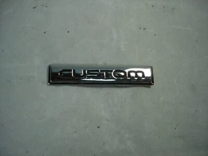 BUICK CUSTOM OEM CHROME SCRIPT BADGE EMBLEM - Picture 1 of 5