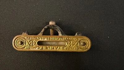 Antique Stanley Brass Line Level Pat. June 23, 1896 – Ornate Design - Image 1 of 4