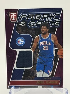 2024-25 Panini Totally Certified Joel Embiid Game Worn Patch 79/99 - Picture 1 of 2