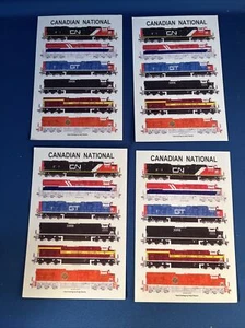 Canadian National Postcards (4) Hand Drawings by Andy Fletcher Unused - Picture 1 of 7