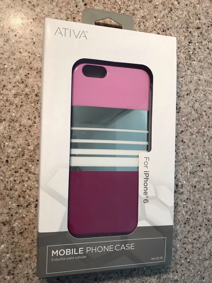NUEVA FUNDA ATIVA iPhone 6 rosa plata y blanco Foto 1 de 1