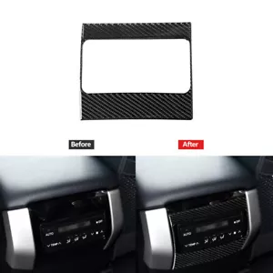 Rear AC Outlet Panel Trim Cover Decor Carbon Fiber For Toyota Land Cruiser Prado - Picture 1 of 12