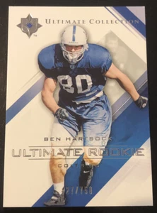 Ultimate Collection #75 2004 Ben Hartsock Rookie SP #d 427/750! COLTS - Imagen 1 de 2