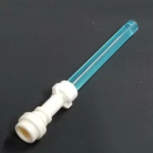 Lego Star Wars - Jek-14's x1 Trans Azul Luz Sable de Luz Hoja Blanca Empuñadura - Imagen 1 de 1