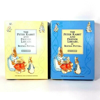Beatrix Potter 10 Children Book Set Peter Rabbit and Friends Library 1993 Warne - Image 1 of 4