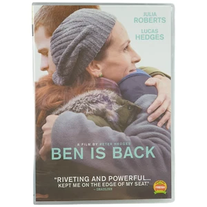 BEN IS BACK Movie DVD Julia Roberts Lucas Hedges REG 1 Lionsgate USA 2019 R Vg - Picture 1 of 7