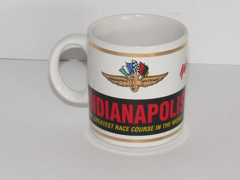 INDIANAPOLIS MOTOR SPEEDWAY Greatest Race Course in the World Indy Mug Cup Cover