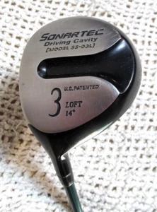 Sonartec SS-03L Driving Cavity 14* Deg 3 Wood 43" LH ~ Stiff Flex Graphite Shaft - Picture 1 of 8