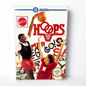 Hoops - PAL + Box, Manual - Nintendo NES - Tested & Working - Free Postage - Picture 1 of 11