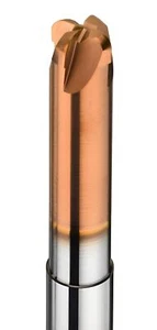 Fresa VHM 65 HRC con radio de esquina, fresa copiadora, 2-12 mm estándar / largo 65 HRC - Imagen 1 de 22