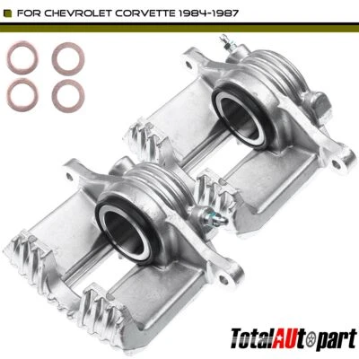 2x Disc Brake Caliper for Chevrolet Corvette 1984-1987 5.7L Front Left & Right - Image 1 of 4