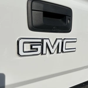 White or Black - Front and Rear Emblem Vinyl Sticker Covers - Picture 1 of 2