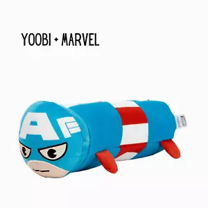 Marvel Captain America Federmäppchen Kinder Reißverschluss Fass Schulbedarf Yoobi - Bild 1 von 3