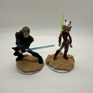 Disney Infinity 3.0 Anakin Skywalker and Ahsoka Tano - Used Figures Lot of 2 - Picture 1 of 5