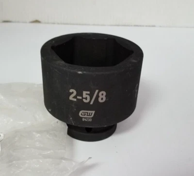 GearWrench 84230 1" Drive 6 Point Standard Impact SAE Socket 2-5/8" - Image 1 of 4