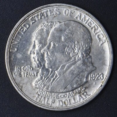 1923-S Monroe Centen Commemorative Half Dollar San Francisco 50C - COINGIANTS - - Image 1 of 2
