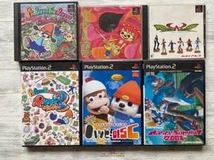 SONY PS 1 2 PaRappa the Rapper 1 2 & Um Jammer Lammy & Bust A Move dance summit - Picture 1 of 14