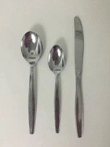 3 Pc Butter Knife Spoons Supreme Cutlery Towle Stainless Flatware DANISH PEARL - Picture 1 of 1