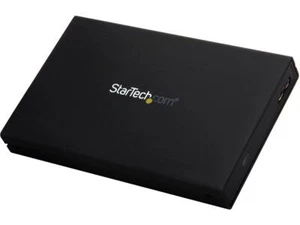 StarTech.com S2510BMU33 Aluminum / Plastic 2.5" Black SATA III External Hard - Picture 1 of 5