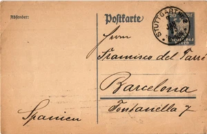 Alemania 1925 Papelería Postal de Stuttgart (2320) - Imagen 1 de 2