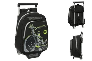 Mochila Infantil Con Ruedas Batman Game Over Negra 27 X 33 X 10 Cm - Imagen 1 de 3