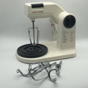 Sunbeam Mixmaster 12 velocidades soporte mezclador gancho masa batidor pan pastel hornear sin tazón - Imagen 1 de 13