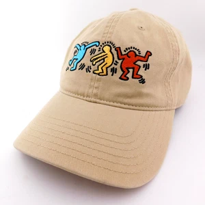 Keith Haring Snapback Hat Mad Engine Dancing Figure Art Embroidered Baseball Cap - Picture 1 of 11