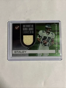 2003 Topps Pristine Performance Duce Staley #PP-DS Game Worn Jersey Patch - Picture 1 of 2