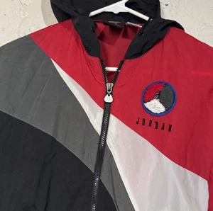 Vintage Nike Air Jordan Jacke Bugs Bunny 90s Windbreaker Kinder Jungen Größe 4 - Bild 1 von 5