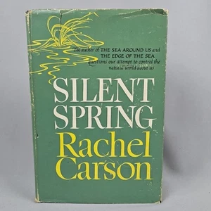Silent Spring by Rachel Carson - 1962 First Edition 4th Printing HC/DJ - Foto 1 di 15